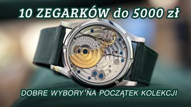 Najlepsze zegarki męskie do 5000 zł – styl i jakość w zasięgu ręki